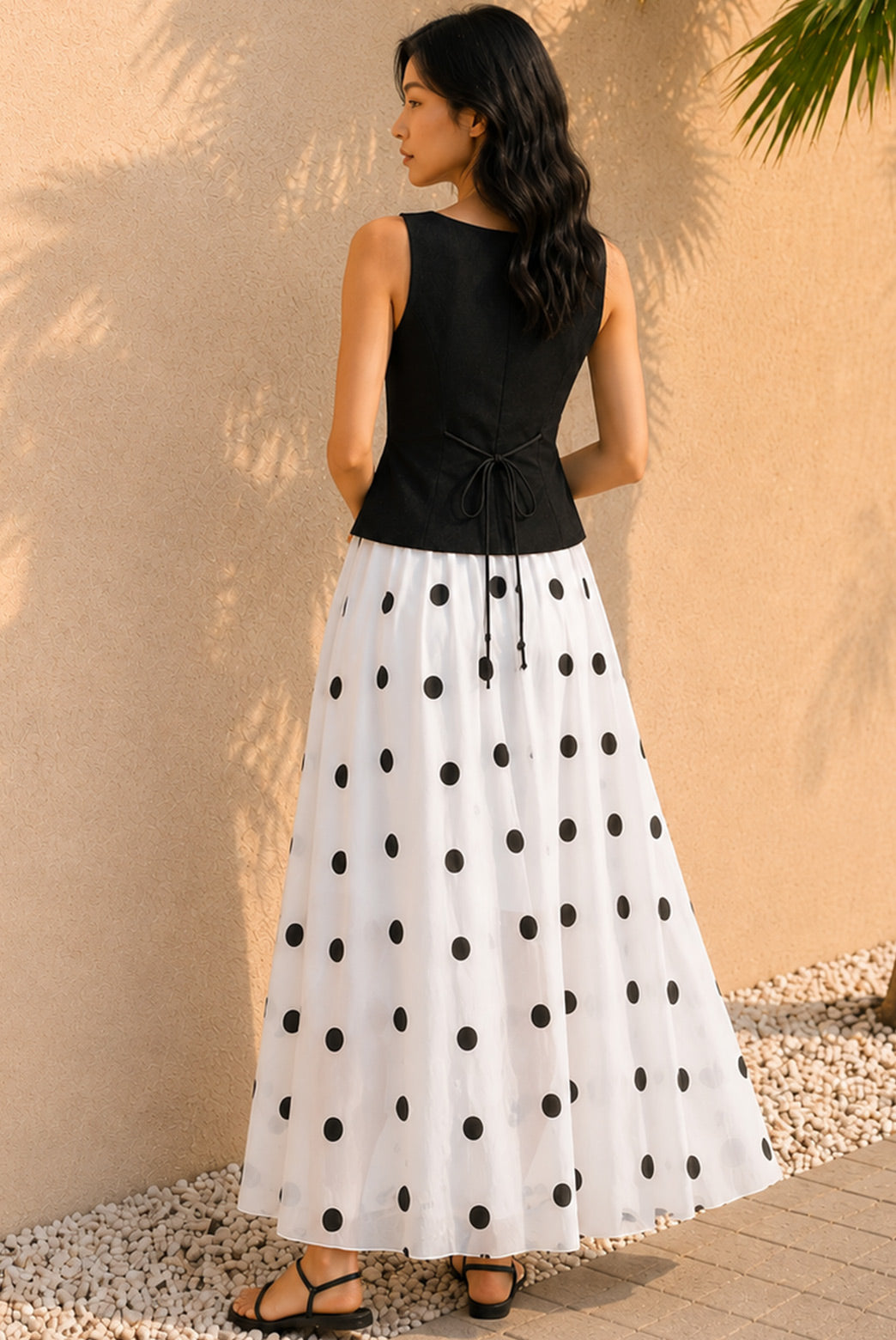 Monochrome Polka Co-ord Set