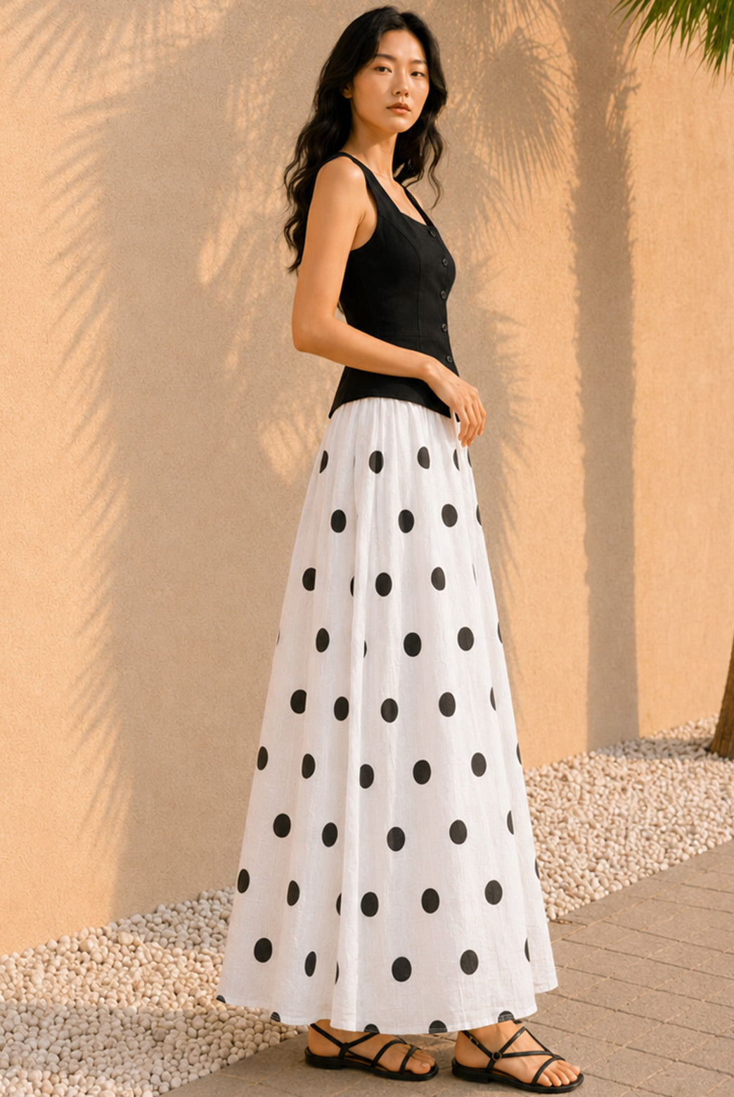 Monochrome Polka Co-ord Set